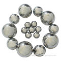Steel balls for ball bearings usage, made of stainless steel, chrome steel and carbon steel